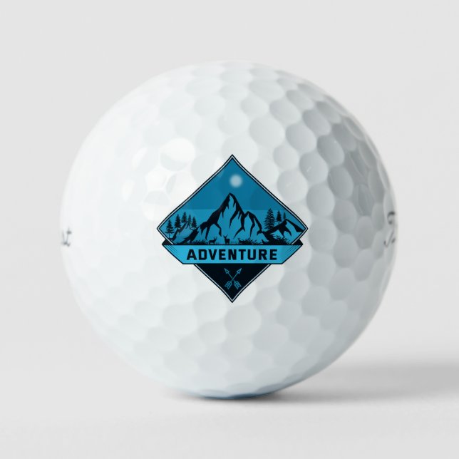 Peak Performance Adventure Golf Balls (Front)