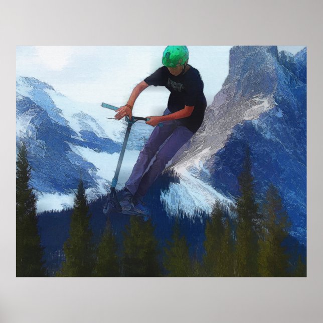 Peak Performance - Scooter Boy   Poster (Front)