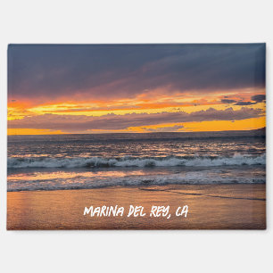 Peak Sunset - Marina Del Rey, CA Magnet