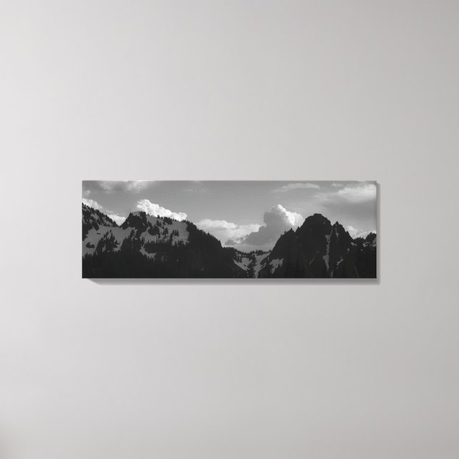 Peaks and Clouds Canvas Print (Front)