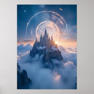 Peaks In The Sky Poster