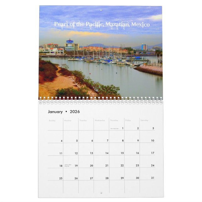 Peal of the Pacific Mazatlan 2013 Calander Calendar (Jan 2026)