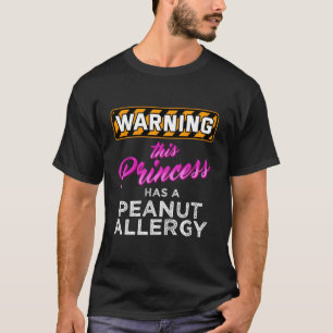 Peanut Allergies Food Allergy Awareness Allergic N T-Shirt