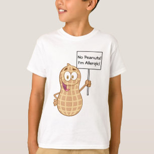 Peanut Allergy 2 (customisable) T-Shirt