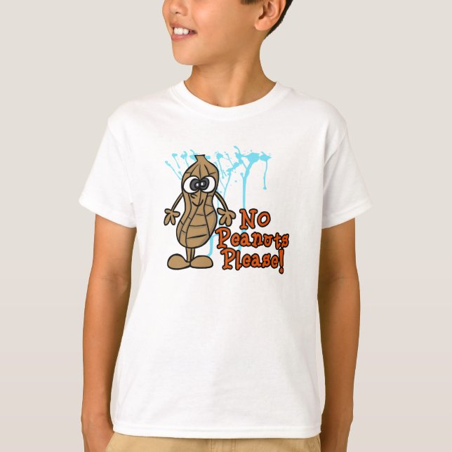Peanut Allergy Alert T-Shirt for Children (Front)