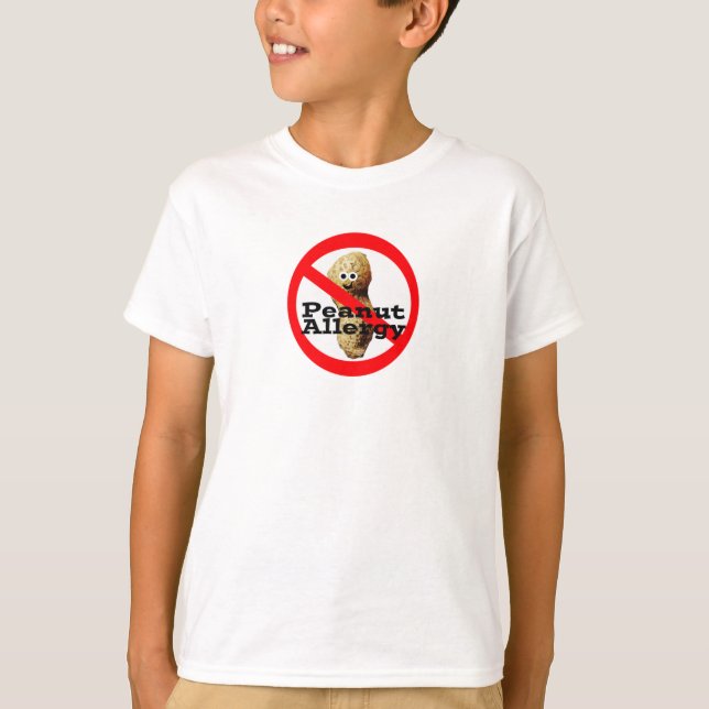 Peanut Allergy Boy's Shirt (Front)