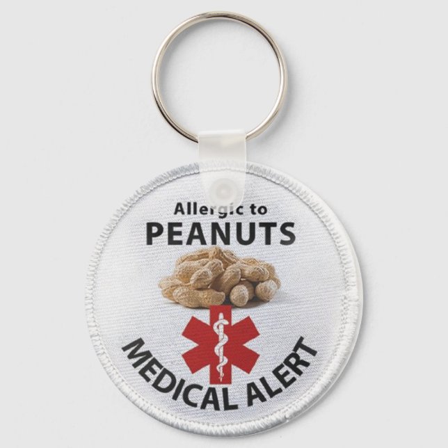 Peanut Allergy Key Ring (Front)