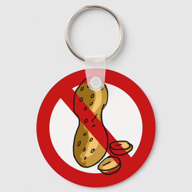 Peanut allergy key ring (Front)