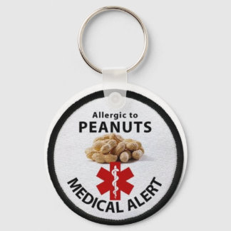Peanut Allergy Key Ring