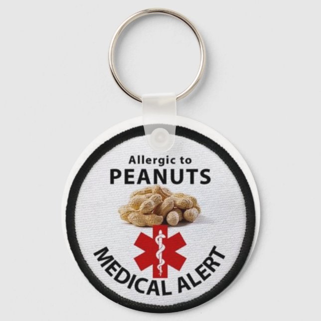 Peanut Allergy Key Ring (Front)