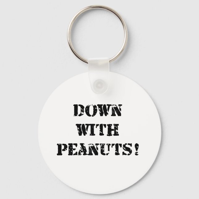 Peanut Allergy Key Ring (Front)