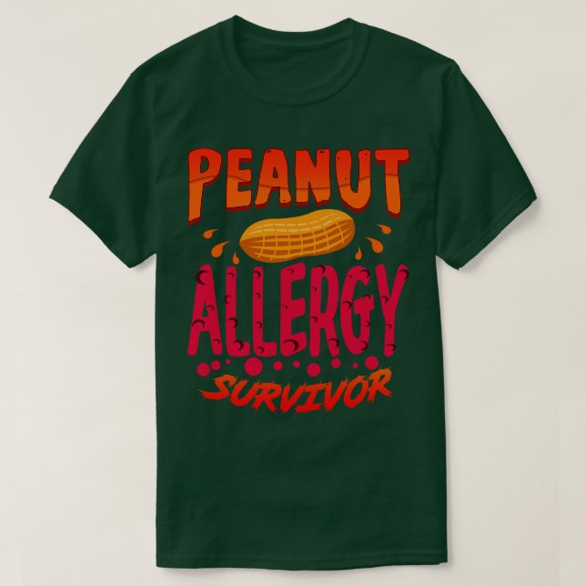 Peanut Allergy Survivor 1 T-Shirt (Design Front)