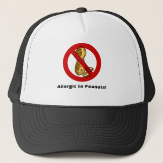 Peanut allergy trucker hat