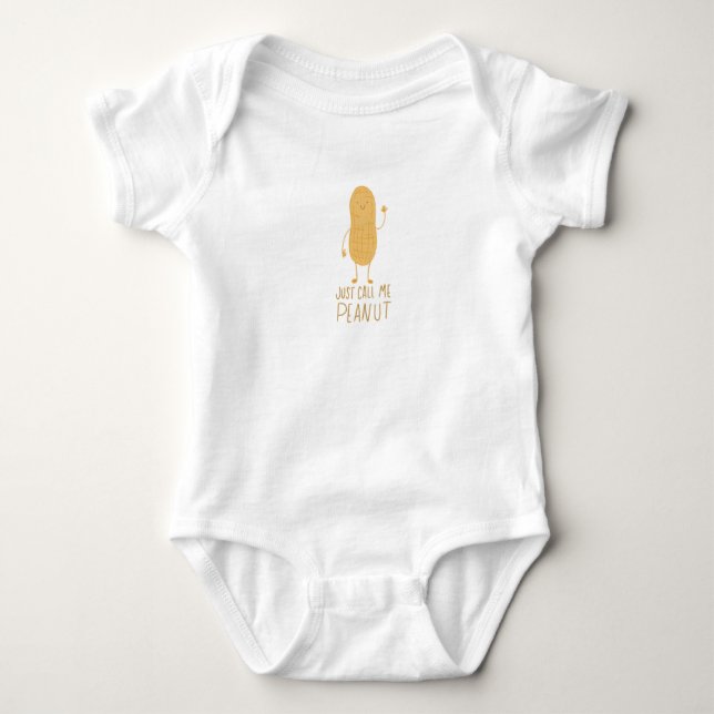 Peanut baby bodysuit (Front)