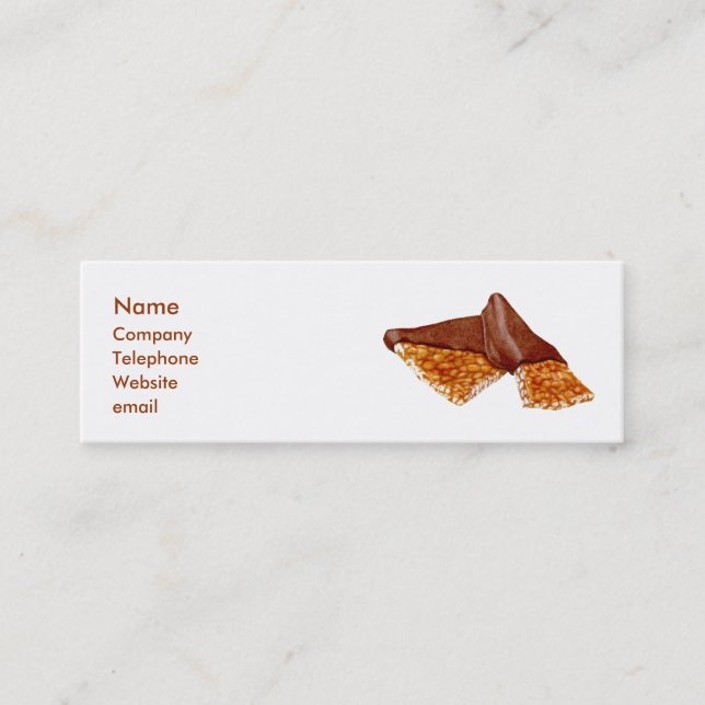 Peanut Brittle Business Card (Front)