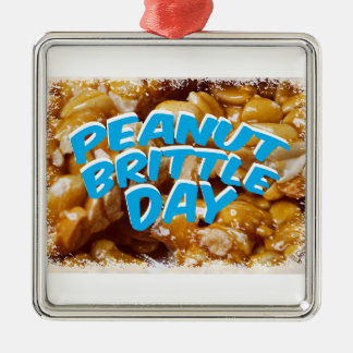 Peanut Brittle Day - Appreciation Day Metal Tree Decoration