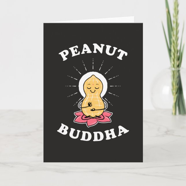 Peanut Buddha Card (Front)