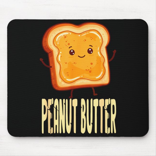 Peanut Butter &amp; Jelly Matching Couple Friends  Mouse Pad (Front)