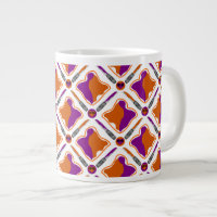 Peanut Butter and Grape Jelly Seamless Pattern