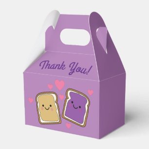 Peanut Butter and Jelly Birthday Party PBJ Favour Box