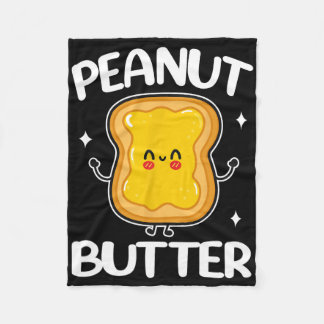 Peanut Butter And Jelly Couple Matching Halloween  Fleece Blanket
