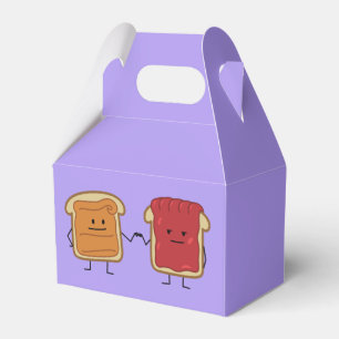 Peanut Butter and Jelly Fist Bump friends toast Favour Box