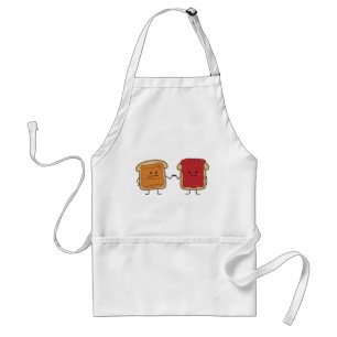 Peanut Butter and Jelly Fist Bump friends toast Standard Apron