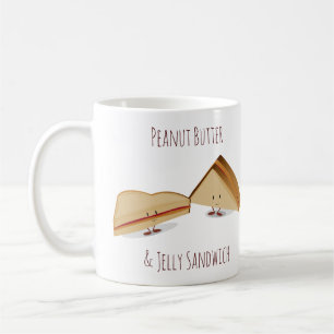 Peanut Butter and Jelly Sandwich Mug
