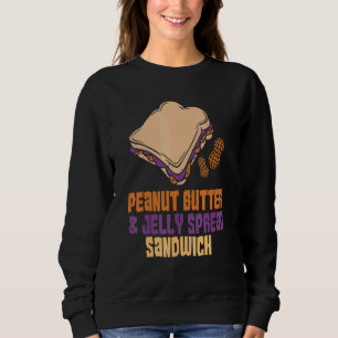 Peanut Butter And Jelly Sandwich Sweatshirt