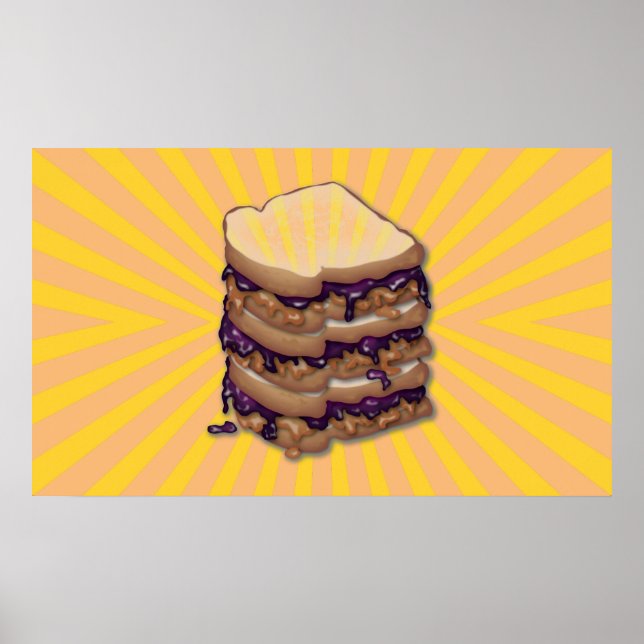 Peanut Butter and Jelly Sandwiches Poster (Front)