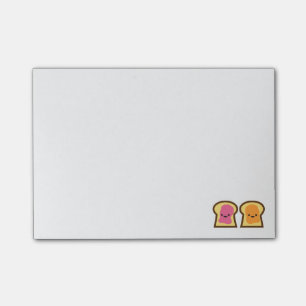 Peanut Butter and Jelly Toast Friends Post-it Note