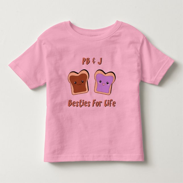 Peanut Butter and Jelly Toddler T-Shirt (Front)