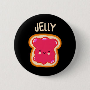 Peanut Butter And Jelly Twin Best Friend Matching 6 Cm Round Badge