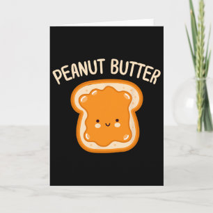 Peanut Butter And Jelly Twin Best Friend Matching  Card