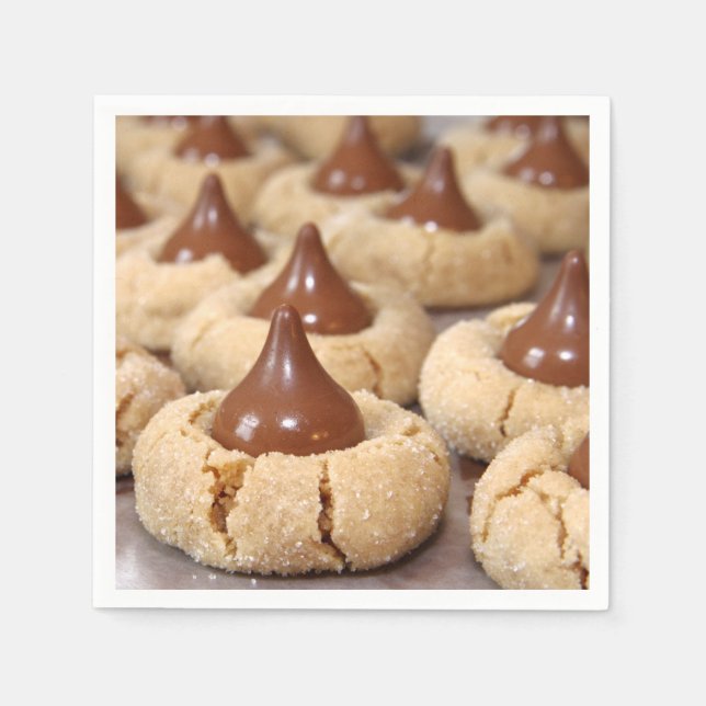 Peanut Butter Blossom Cookies Napkin (Front)
