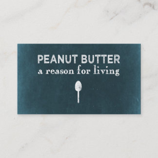 Peanut Butter Business Card