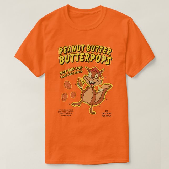 Peanut Butter Butterpops T-Shirt (Design Front)