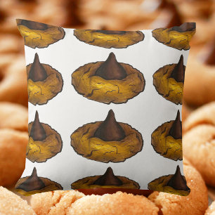 Peanut Butter Chocolate Blossom Cookies Bake Sale Cushion