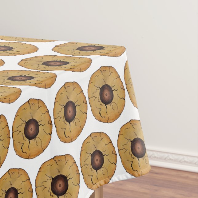 Peanut Butter Chocolate Blossom Cookies Bake Sale Tablecloth (In Situ)
