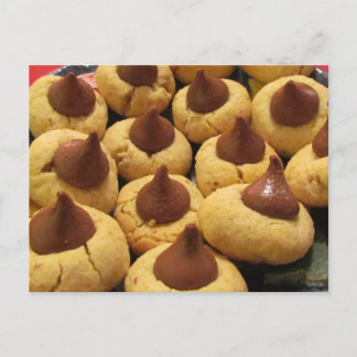 Peanut Butter Chocolate Drop Cookies Postcard