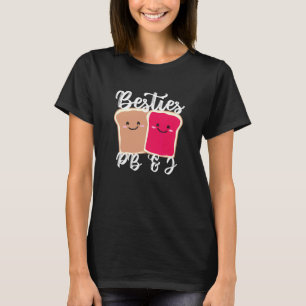 Peanut Butter Girls Besties Cute Pb&j Bff T-Shirt