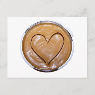 Peanut Butter Heart Postcard