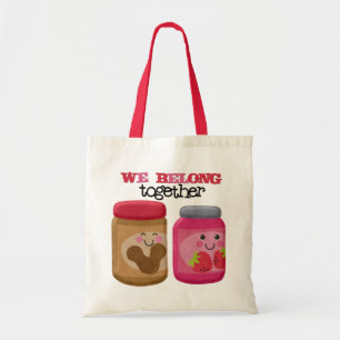 Peanut Butter & Jelly Budget Tote Bag