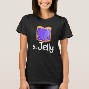 Peanut Butter & Jelly Matching Couple  Outfits T-Shirt