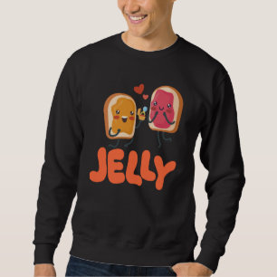 Peanut Butter & Jelly Matching Couple Proposal Sweatshirt