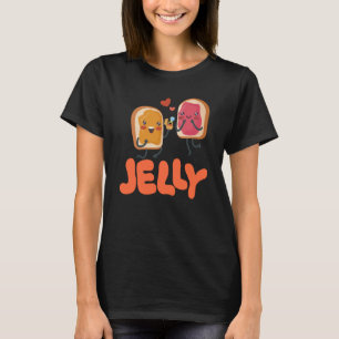 Peanut Butter & Jelly Matching Couple Proposal T-Shirt