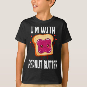 Peanut Butter Jelly Matching Couples Halloween Fun T-Shirt
