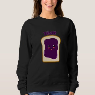 Peanut Butter Jelly Matching Cute Couple Costume Sweatshirt