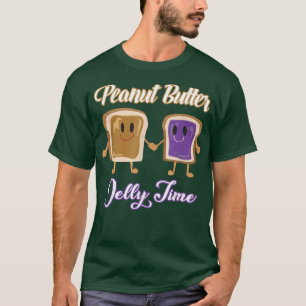 Peanut Butter Jelly Time Bff Love Match Perfect382 T-Shirt