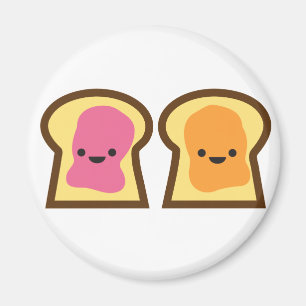 Peanut Butter Jelly Time! Magnet